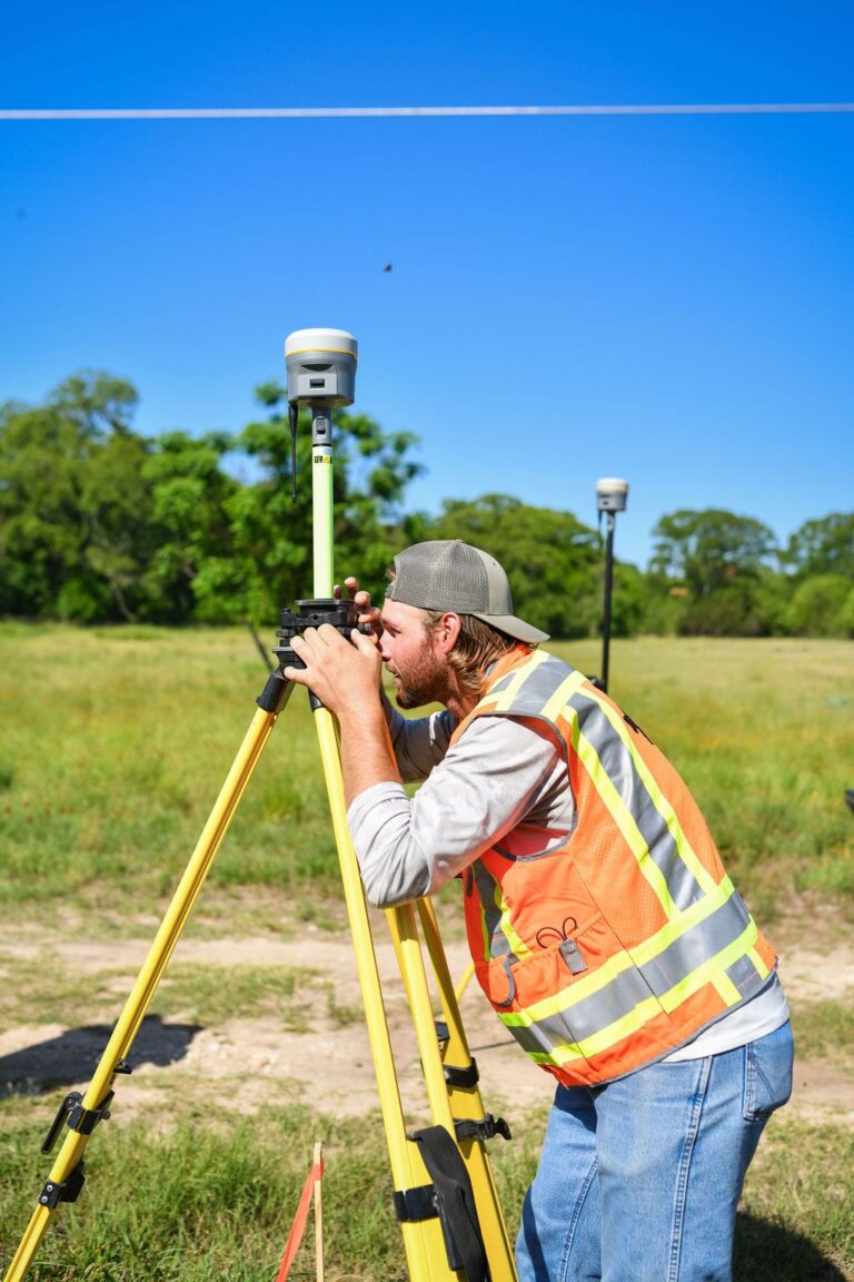 land surveys with total robotic stations